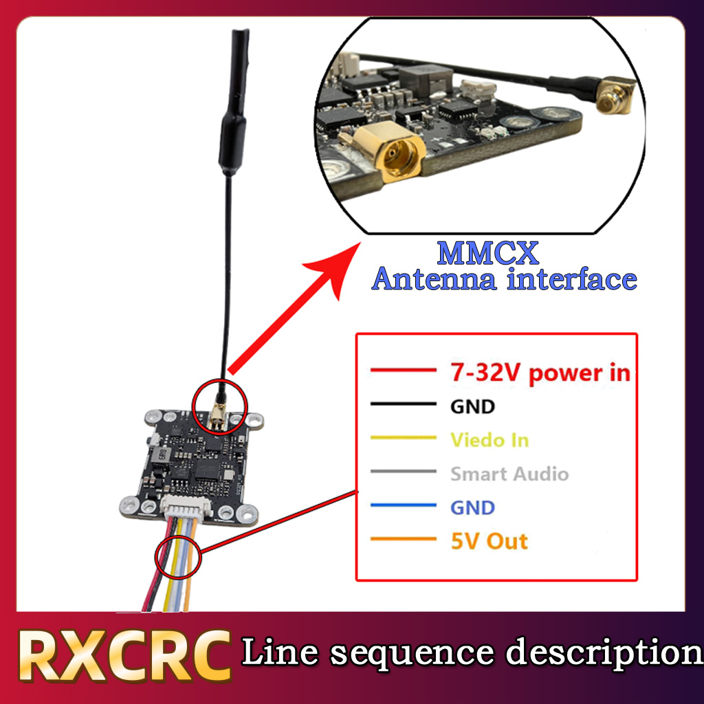 RXCRC 5,8G Modul 48CH 1,6 W VT – Fpv Drone Receiver Bewertung und Preis